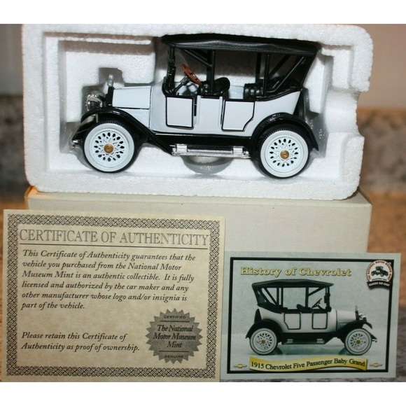 1915 CHEVY FIVE PASSENGER BABY GRAND DIE CAST CAR by NATIONAL MOTOR MUSEUM - Picture 1 of 2